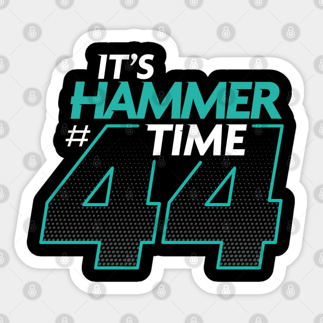 Its Hammer Time 44 - Blue Design Sticker by Hotshots